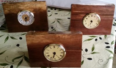 black walnut clocks